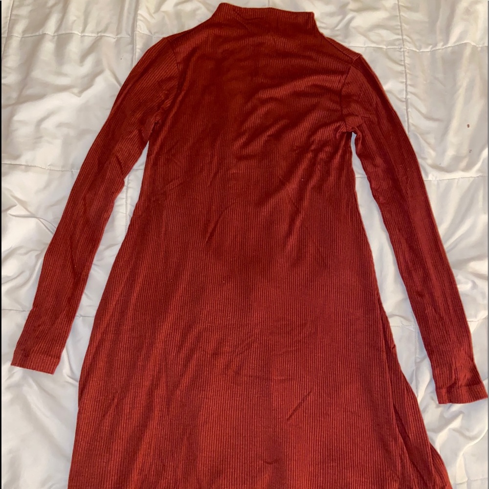 Mock neck longsleeve dress